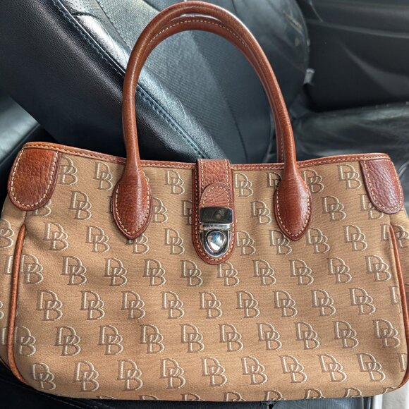 Dooney & Bourke Leather Handbag - Picture 6 of 8